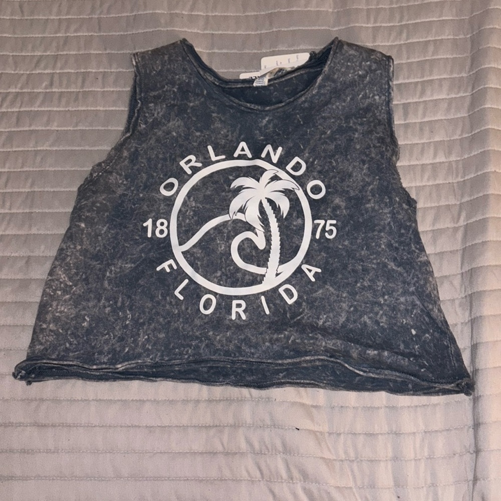Crop Tank Top -Orlando Florida Vacation shirt!